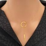 عقد ذهب عيار 21 الوزن 1.15 جرام