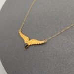 ⁦عقد ذهب عيار 21 الوزن 1.24 جرام⁩ - الصورة ⁦3⁩