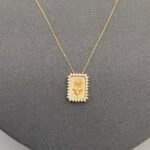 ⁦عقد ذهب عيار 18 وزن 1.95 جرام لمسة ذهبية⁩ - الصورة ⁦5⁩