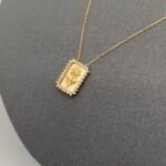 ⁦عقد ذهب عيار 18 وزن 1.95 جرام لمسة ذهبية⁩ - الصورة ⁦3⁩