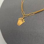 ⁦عقد ذهب عيار 21 الوزن 1.21 جرام⁩ - الصورة ⁦4⁩