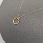 ⁦عقد ذهب عيار 18 الوزن 0.66 جرام⁩ - الصورة ⁦4⁩