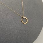 ⁦عقد ذهب عيار 18 الوزن 0.66 جرام⁩ - الصورة ⁦5⁩