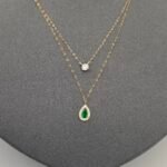 ⁦عقد ذهب عيار 18 الوزن 0.61 جرام⁩ - الصورة ⁦3⁩