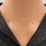 عقد تشوكر ذهب عيار 18 الوزن 1.79 جرام