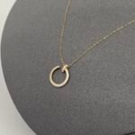 ⁦عقد ذهب عيار 18 الوزن 0.67 جرام⁩ - الصورة ⁦4⁩