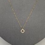 ⁦عقد ذهب عيار 18 الوزن 0.35 جرام⁩ - الصورة ⁦2⁩