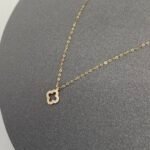 ⁦عقد ذهب عيار 18 الوزن 0.35 جرام⁩ - الصورة ⁦3⁩