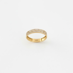 ⁦خاتم ذهب عيار 18 الوزن 1.80 جرام⁩ - الصورة ⁦2⁩