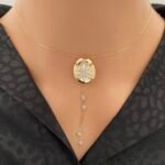 عقد ذهب عيار 18 الوزن 4.57 جرام