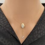 ⁦عقد ذهب عيار 18 الوزن 3.32 جرام⁩ - الصورة ⁦2⁩