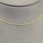 ⁦عقد ذهب عيار 18 الوزن 4.48 جرام⁩ - الصورة ⁦2⁩