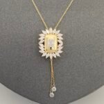 ⁦عقد ذهب عيار 18 الوزن 4.84 جرام⁩ - الصورة ⁦3⁩