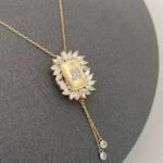 ⁦عقد ذهب عيار 18 الوزن 4.84 جرام⁩ - الصورة ⁦5⁩