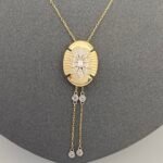 ⁦عقد ذهب عيار 18 الوزن 4.57 جرام⁩ - الصورة ⁦3⁩