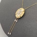 ⁦عقد ذهب عيار 18 الوزن 4.57 جرام⁩ - الصورة ⁦4⁩