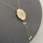 ⁦عقد ذهب عيار 18 الوزن 4.57 جرام⁩ - الصورة ⁦5⁩