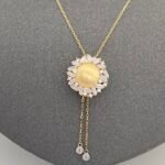 ⁦عقد ذهب عيار 18 الوزن 4.48 جرام⁩ - الصورة ⁦3⁩