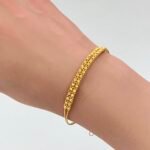 ⁦اسواره وخاتم ذهب عيار 21 الوزن 6.90 جرام⁩ - الصورة ⁦2⁩