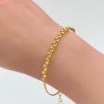 ⁦اسواره وخاتم ذهب عيار 21 الوزن 4.50 جرام⁩ - الصورة ⁦2⁩