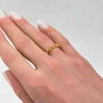 ⁦اسواره وخاتم ذهب عيار 21 الوزن 4.50 جرام⁩ - الصورة ⁦3⁩