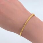 ⁦اسواره ذهب عيار 21 الوزن 5.91 جرام⁩ - الصورة ⁦2⁩