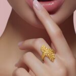 ⁦خاتم ذهب عيار 21 الوزن 2.72 جرام⁩ - الصورة ⁦2⁩