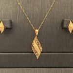 ⁦نصف طقم ذهب عيار 21 الوزن 4.61 جرام⁩ - الصورة ⁦4⁩