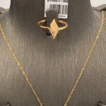 ⁦نصف طقم ذهب عيار 21 الوزن 4.61 جرام⁩ - الصورة ⁦3⁩