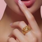 ⁦خاتم ذهب عيار 21 الوزن 2.49 جرام⁩ - الصورة ⁦2⁩