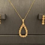 ⁦نصف طقم ذهب عيار 21 الوزن 4.21 جرام⁩ - الصورة ⁦4⁩