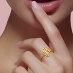 ⁦خاتم ذهب عيار 21 وزن 1.71 جرام قطعة جذابة تمنحك حضورًا خاصًا⁩ - الصورة ⁦2⁩