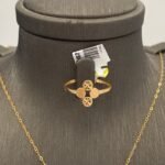 ⁦نصف طقم ذهب عيار 21 الوزن 4.55 جرام⁩ - الصورة ⁦4⁩