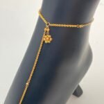 ⁦خلخال ذهب عيار 21 الوزن 2.57 جرام⁩ - الصورة ⁦2⁩