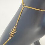 ⁦خلخال ذهب عيار 21 الوزن 2.77 جرام⁩ - الصورة ⁦2⁩