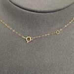 ⁦عقد ذهب عيار 18 الوزن 0.63 جرام⁩ - الصورة ⁦2⁩