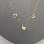 ⁦عقد ذهب عيار 18 الوزن 0.63 جرام⁩ - الصورة ⁦3⁩