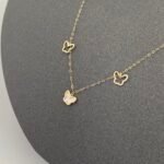 ⁦عقد ذهب عيار 18 الوزن 0.63 جرام⁩ - الصورة ⁦4⁩