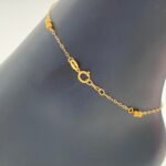 ⁦خلخال ذهب عيار 21 الوزن 2.17 جرام⁩ - الصورة ⁦3⁩