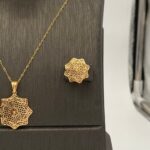 ⁦نصف طقم ذهب عيار 21 الوزن 5.74 جرام⁩ - الصورة ⁦3⁩