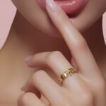 ⁦خاتم ذهب عيار 21 الوزن 1.63 جرام⁩ - الصورة ⁦2⁩