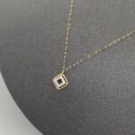 ⁦عقد ذهب عيار 18 الوزن 0.44 جرام⁩ - الصورة ⁦2⁩