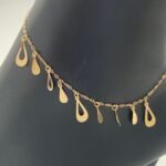 ⁦خلخال ذهب عيار 18 الوزن 1 جرام⁩ - الصورة ⁦2⁩