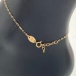 ⁦خلخال ذهب عيار 18 الوزن 1 جرام⁩ - الصورة ⁦3⁩