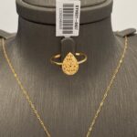 ⁦نصف طقم ذهب عيار 21 الوزن 6.39 جرام⁩ - الصورة ⁦2⁩