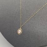 ⁦عقد ذهب عيار 18 الوزن 0.40 جرام⁩ - الصورة ⁦3⁩