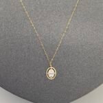 ⁦عقد ذهب عيار 18 الوزن 0.40 جرام⁩ - الصورة ⁦5⁩