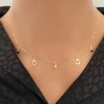 شوكر ذهب عيار 18 الوزن 1.06 جرام