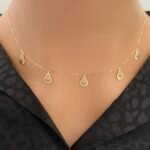 شوكر ذهب عيار 18 الوزن 1.26 جرام