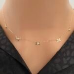 شوكر ذهب عيار 18 الوزن 1.06 جرام